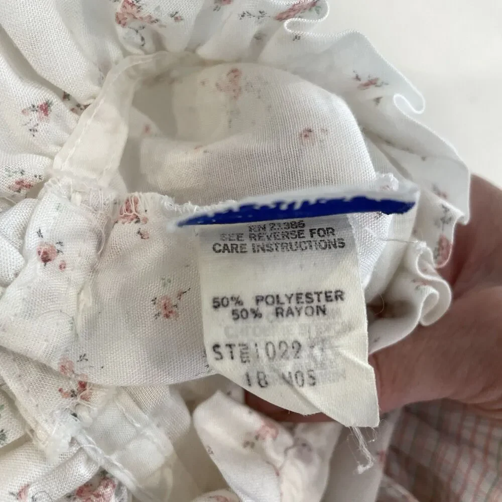 Haddad Brothers Vintage Cottagecore Toddler Dress Floral Sz 18 Months